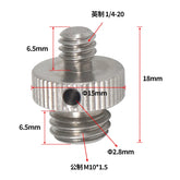 Reinforce Camera Conversion Screw Adapter 1/4 to 3/8 M4 M5 M6 M8 M10 Male Female Screw for Monopod Tripod Ball Lights Bike Mount